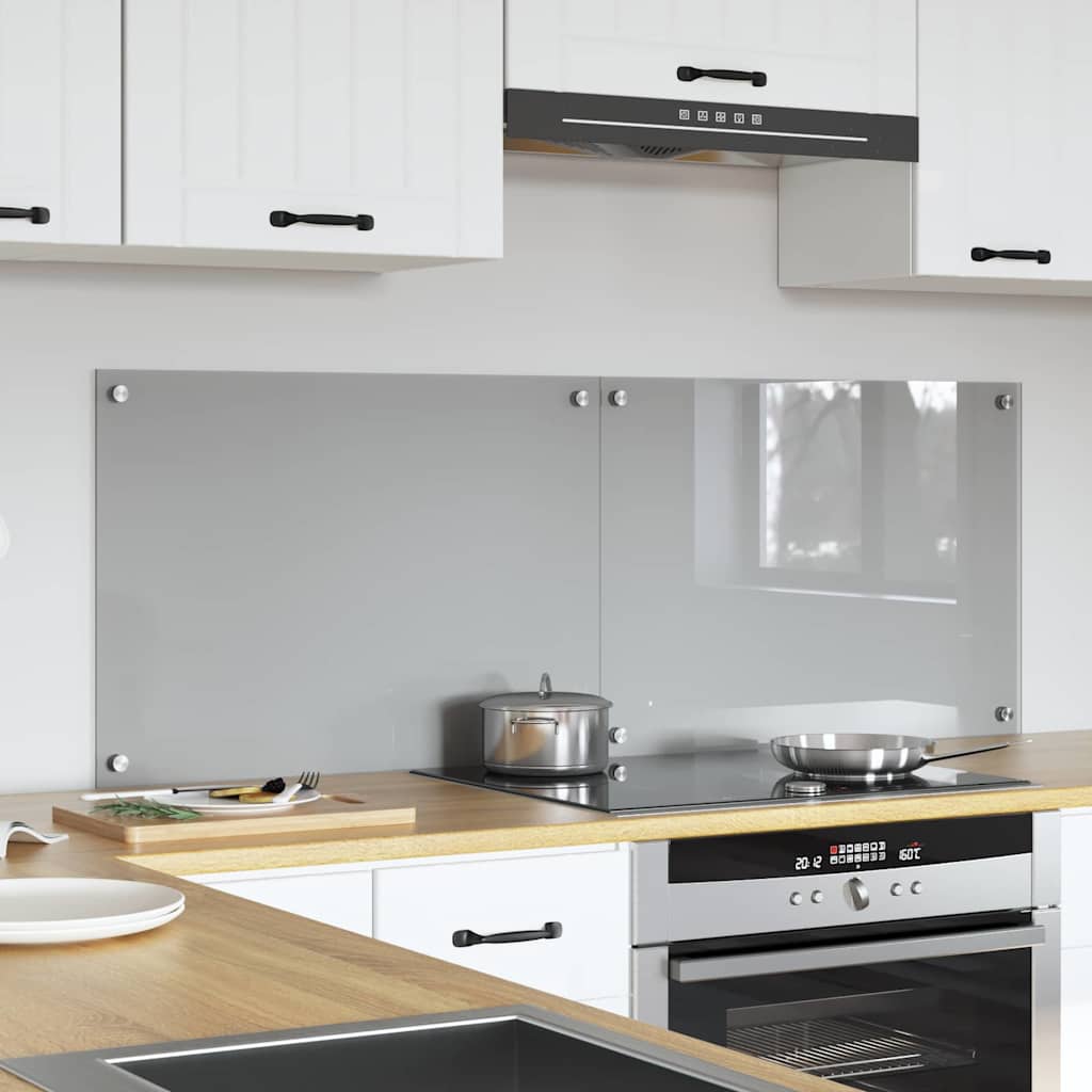 Schienale da cucina 2 pcs Grigio chiaro 70 x 50 cm | homemem39
