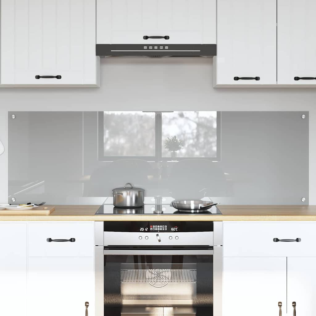 Schienale da cucina 2 pcs Grigio chiaro 80 x 50 cm | homemem39