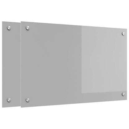 Schienale da cucina 2 pcs Grigio chiaro 80 x 50 cm | homemem39