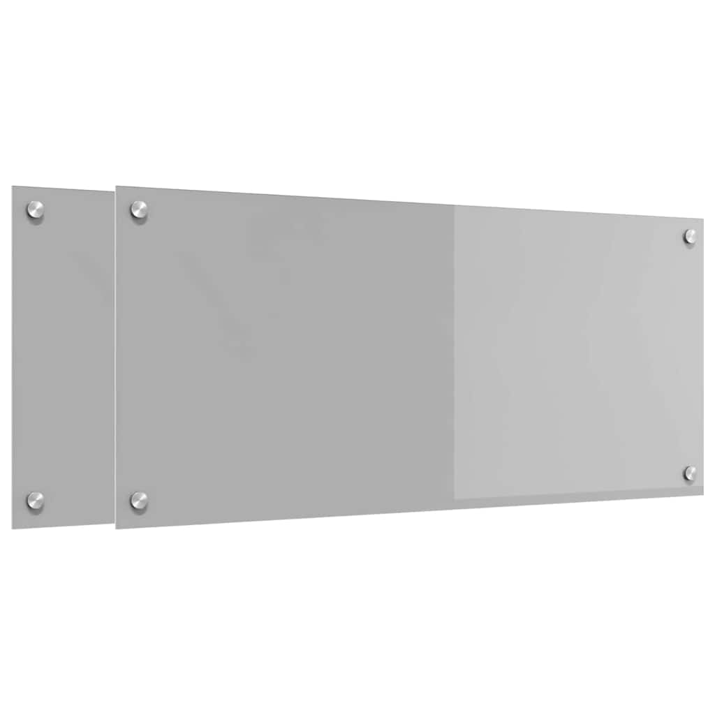 Schienale da cucina 2 pcs Grigio chiaro 90 x 40 cm | homemem39