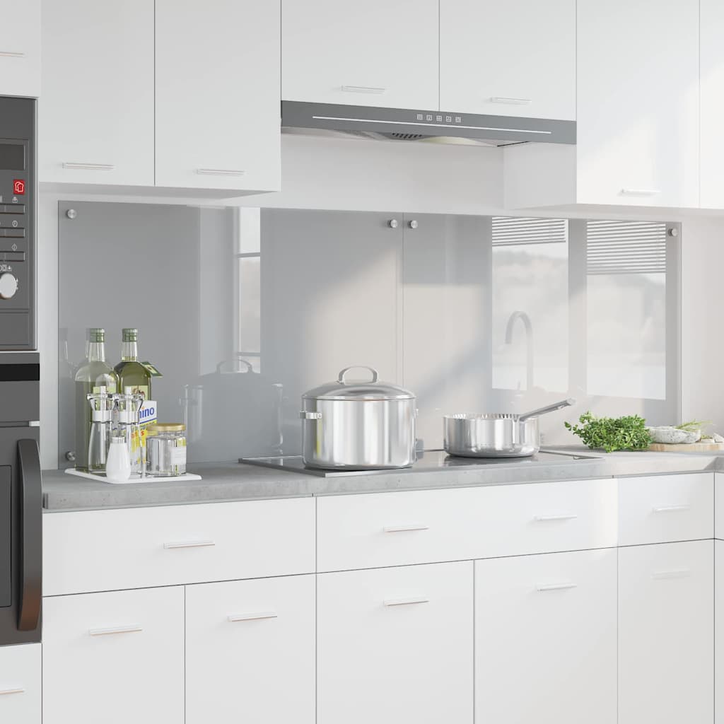 Schienale da cucina 2 pcs Grigio chiaro 90 x 60 cm | homemem39