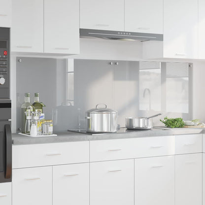 Schienale da cucina 2 pcs Grigio chiaro 90 x 60 cm | homemem39