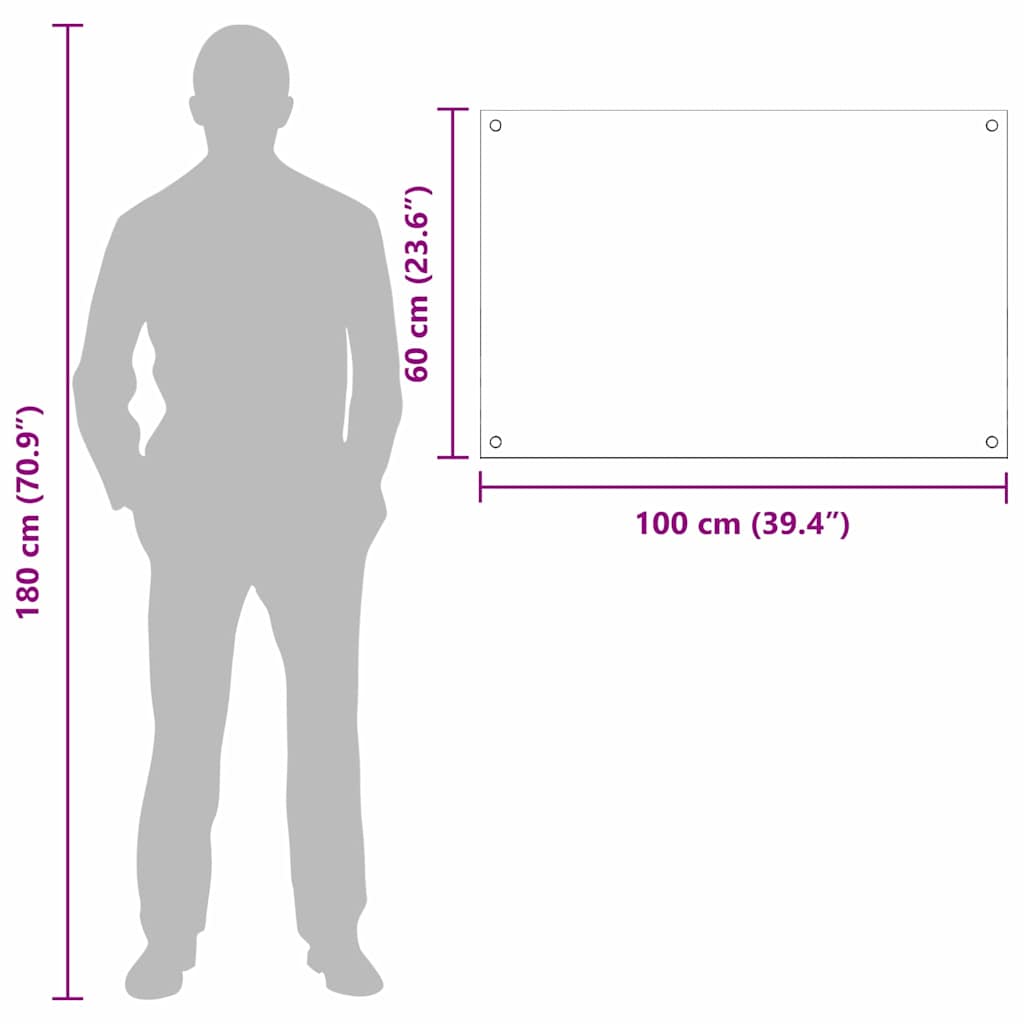 Rivestimento da Cucina 2 pcs Grigio chiaro 100 x 60 cm