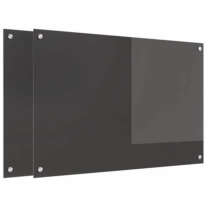 Rivestimento da Cucina 2 pcs Grigio scuro 90 x 60 cm