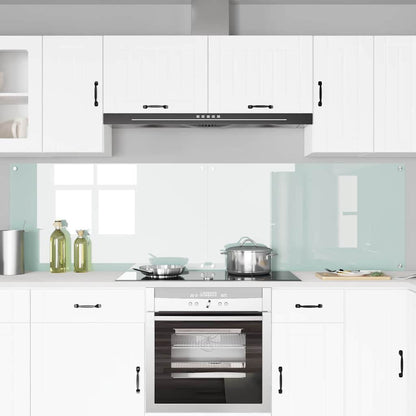 Schienale da cucina 2 pcs Bianco 110 x 60 cm vetro temperato | homemem39