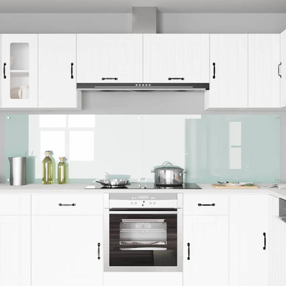 Schienale da cucina 2 pcs Bianco 120 x 60 cm vetro temperato | homemem39