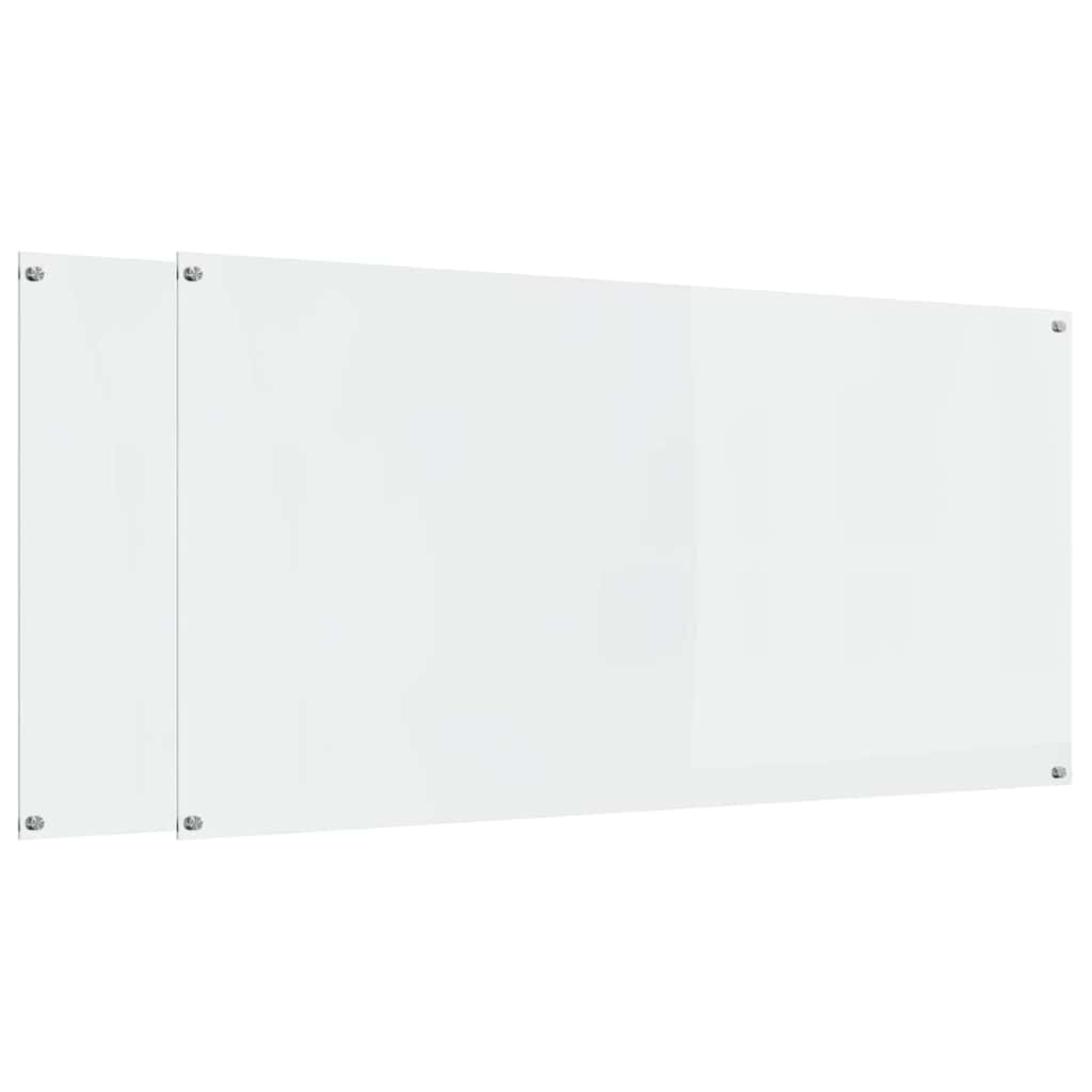 Schienale da cucina 2 pcs Trasparente 120 x 60 cm | homemem39