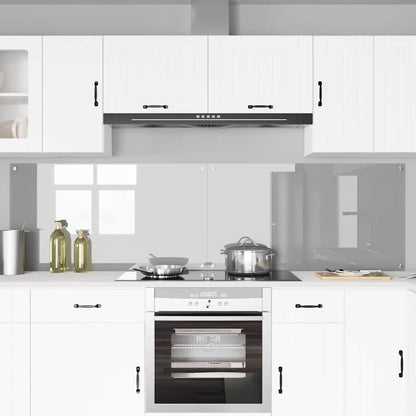 Rivestimento da Cucina 2 pcs Grigio chiaro 110 x 60 cm