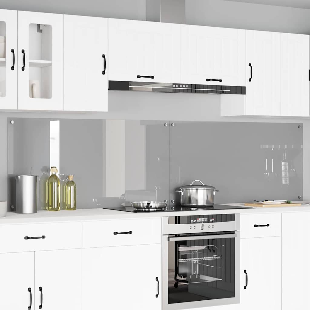 Schienale da cucina 2 pcs Grigio chiaro 120 x 60 cm | homemem39