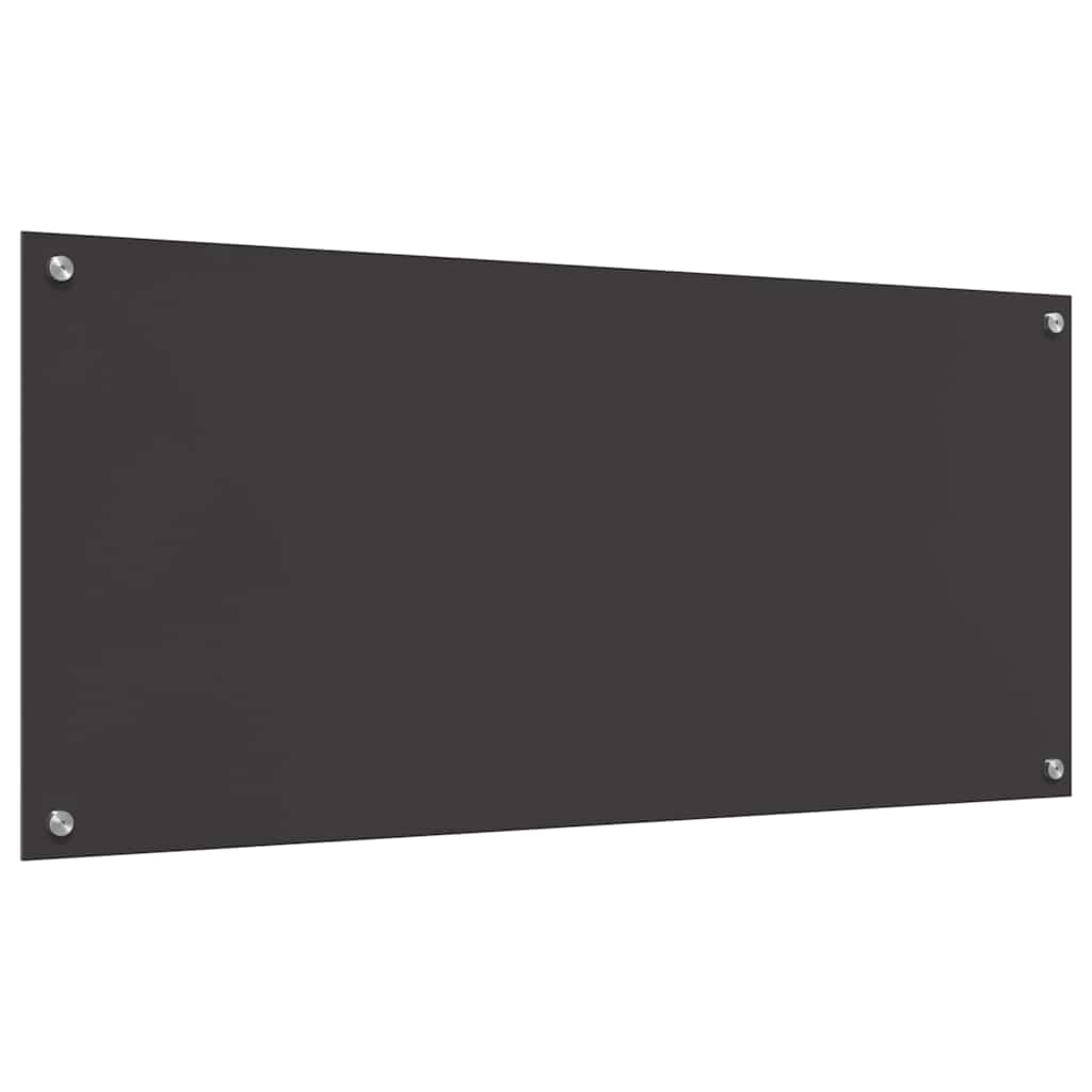 Rivestimento da Cucina 2 pcs Grigio scuro 110 x 50 cm