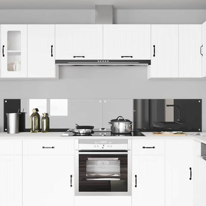 Schienale da cucina 2 pcs Grigio scuro 120 x 40 cm | homemem39
