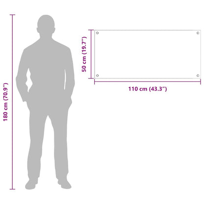 Rivestimento da Cucina 2 pcs Giallo 110 x 50 cm vetro temperato