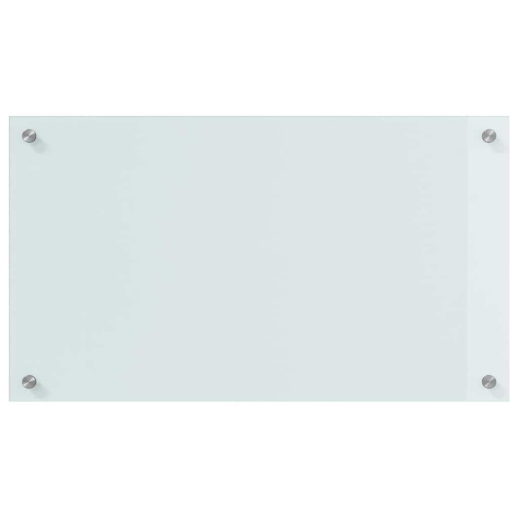 Rivestimento da Cucina 2 pcs Bianco 70 x 40 cm vetro temperato