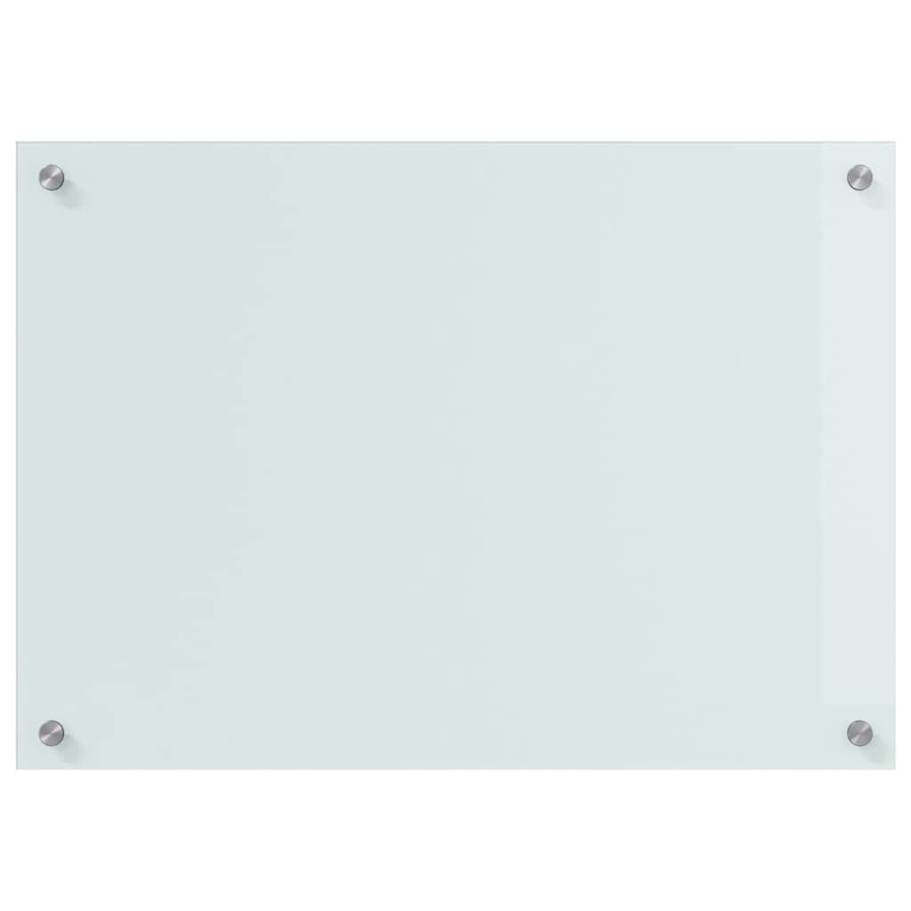 Rivestimento da Cucina 2 pcs Bianco 70 x 50 cm vetro temperato