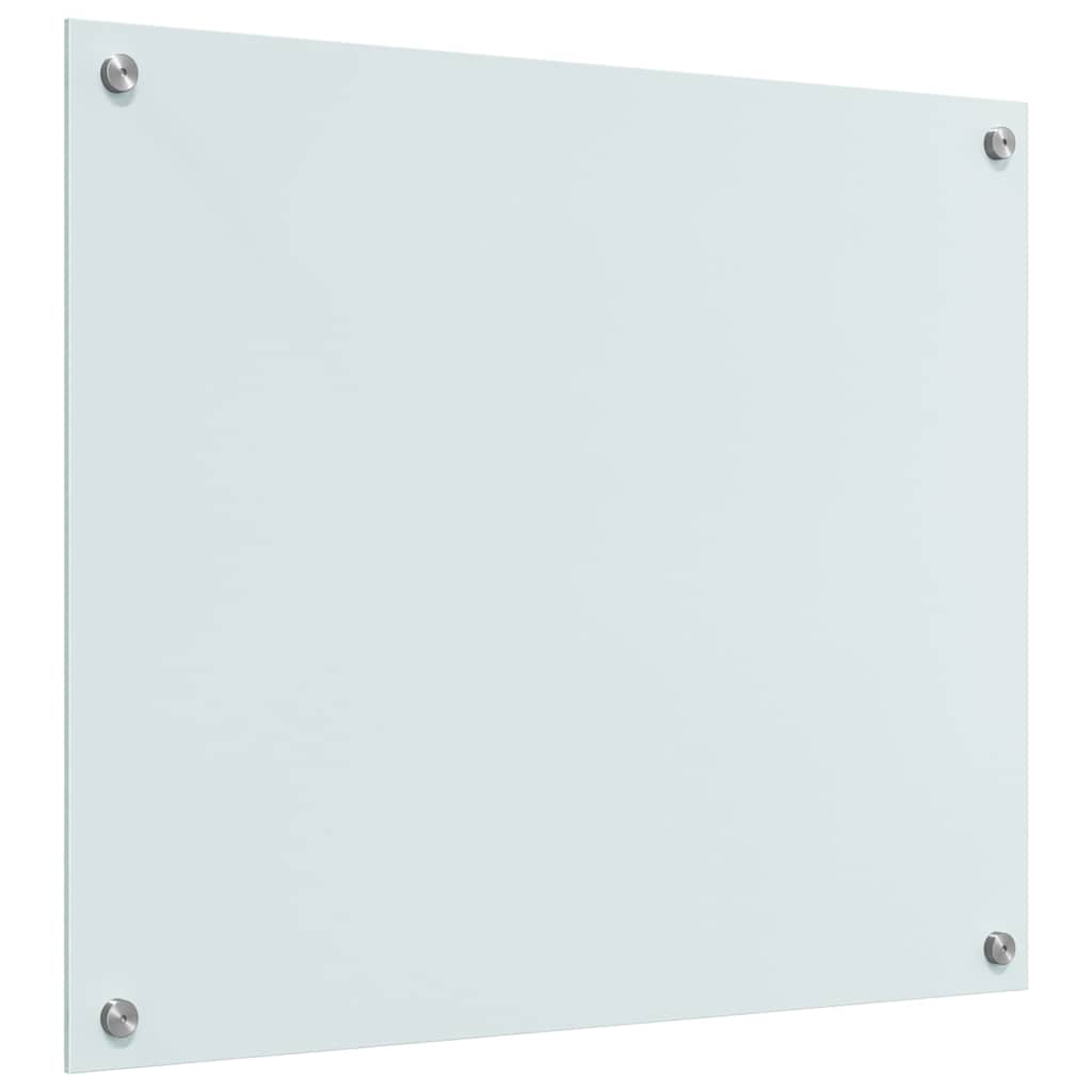 Rivestimento da Cucina 2 pcs Bianco 70 x 60 cm vetro temperato