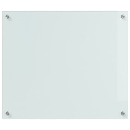 Rivestimento da Cucina 2 pcs Bianco 70 x 60 cm vetro temperato