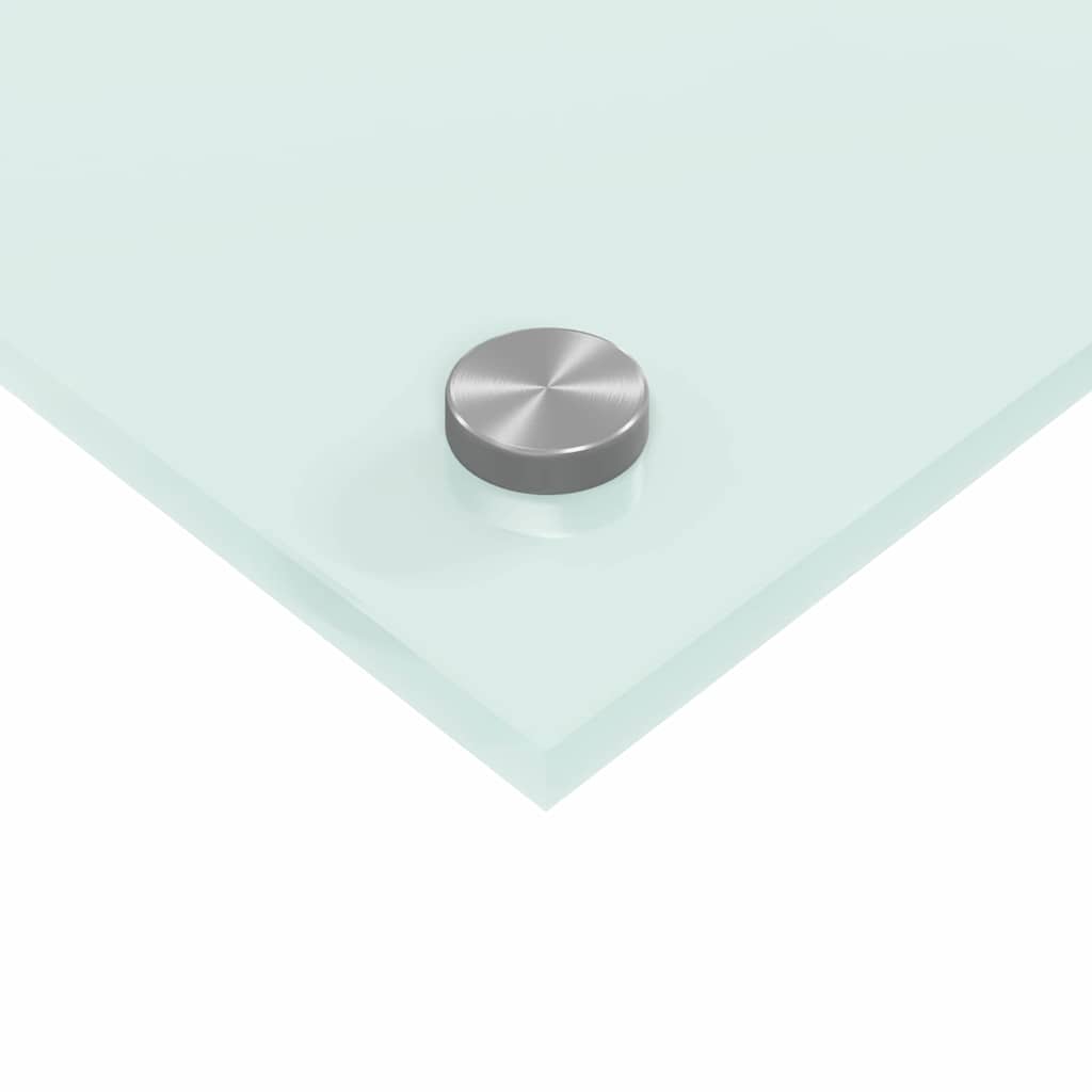 Rivestimento da Cucina 2 pcs Bianco 80 x 40 cm vetro temperato