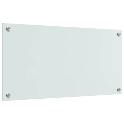 Rivestimento da Cucina 2 pcs Bianco 80 x 40 cm vetro temperato