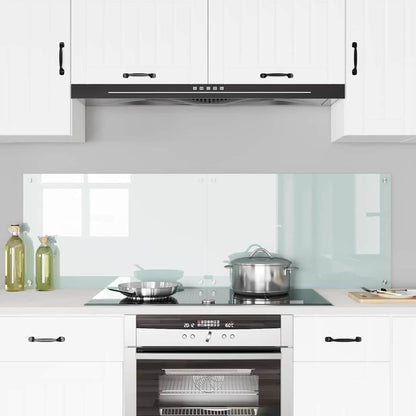 Rivestimento da Cucina 2 pcs Bianco 80 x 50 cm vetro temperato