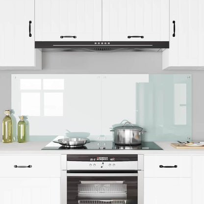 Rivestimento da Cucina 2 pcs Bianco 80 x 60 cm vetro temperato