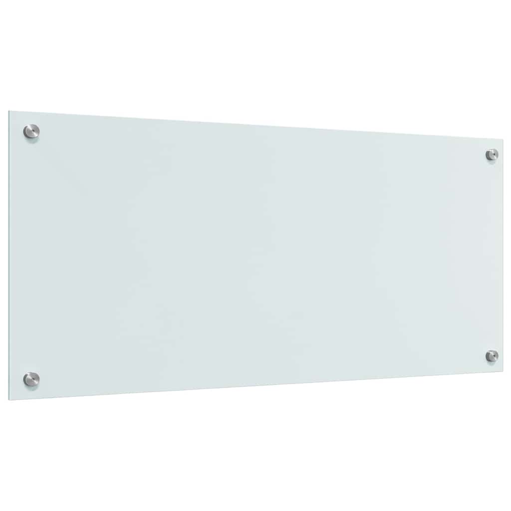 Rivestimento da Cucina 2 pcs Bianco 90 x 40 cm vetro temperato