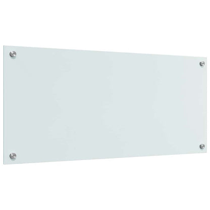 Rivestimento da Cucina 2 pcs Bianco 90 x 40 cm vetro temperato