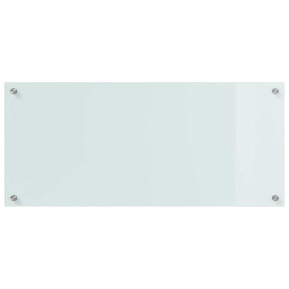 Rivestimento da Cucina 2 pcs Bianco 90 x 40 cm vetro temperato