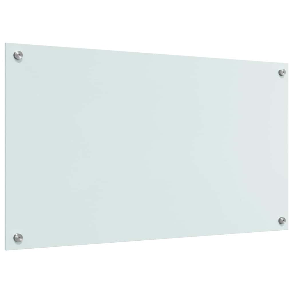 Rivestimento da Cucina 2 pcs Bianco 90 x 50 cm vetro temperato