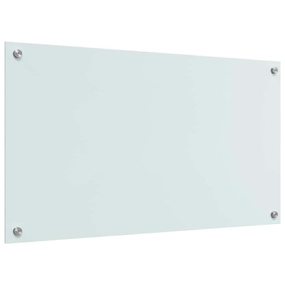Rivestimento da Cucina 2 pcs Bianco 90 x 50 cm vetro temperato