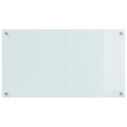 Rivestimento da Cucina 2 pcs Bianco 90 x 50 cm vetro temperato