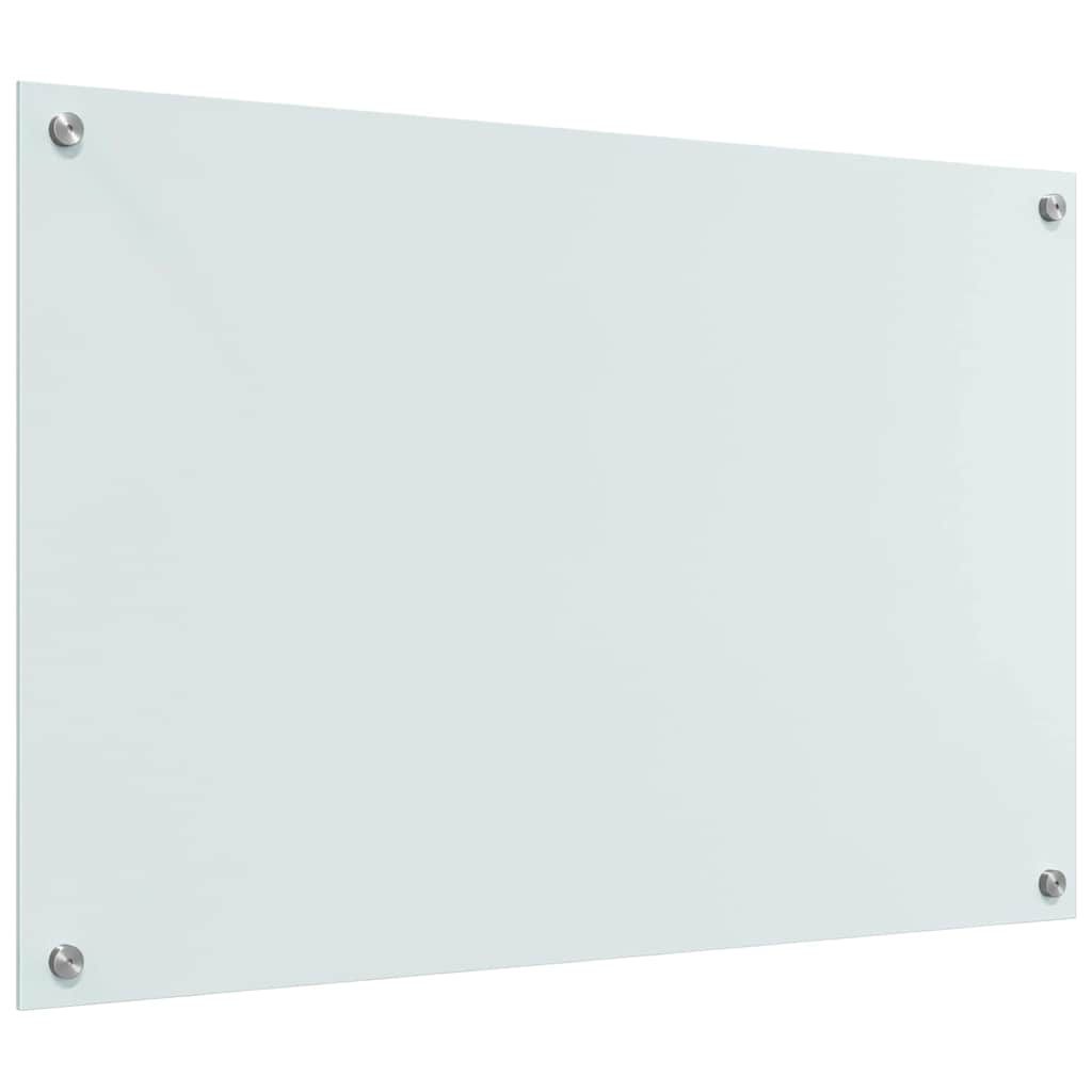 Rivestimento da Cucina 2 pcs Bianco 90 x 60 cm vetro temperato