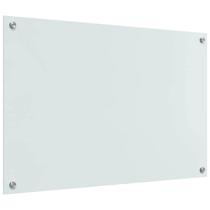 Rivestimento da Cucina 2 pcs Bianco 90 x 60 cm vetro temperato