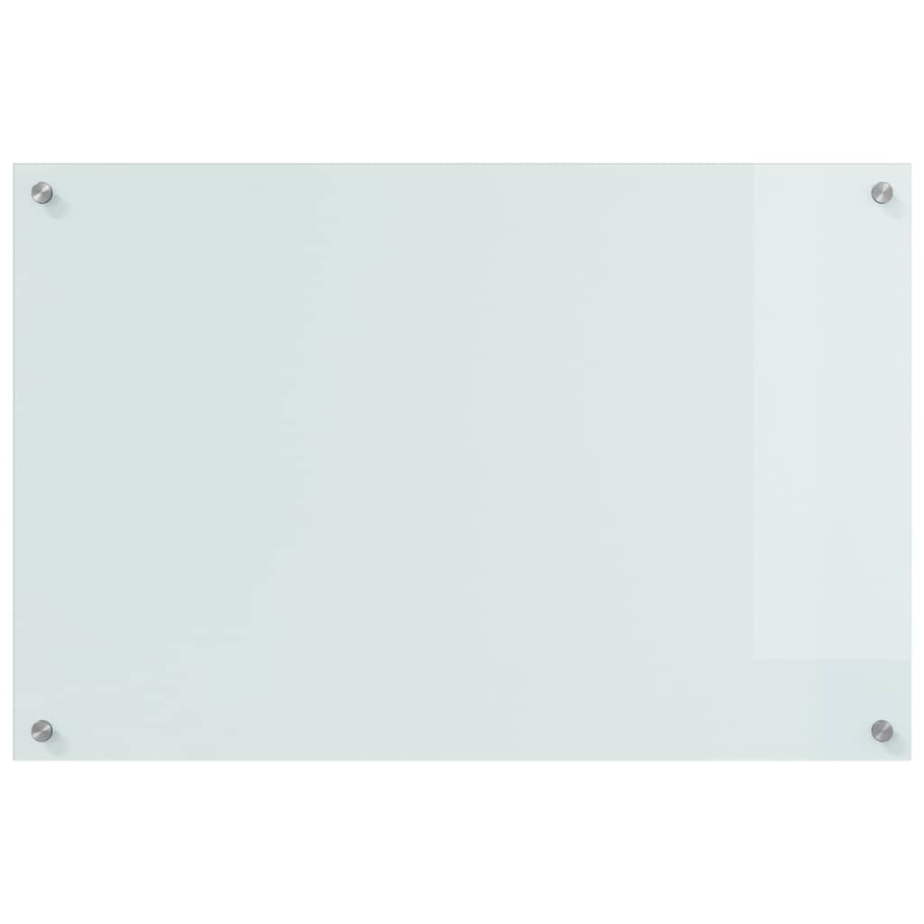 Rivestimento da Cucina 2 pcs Bianco 90 x 60 cm vetro temperato