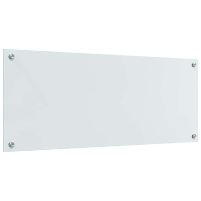 Rivestimento da Cucina 2 pcs Bianco 100 x 40 cm vetro temperato