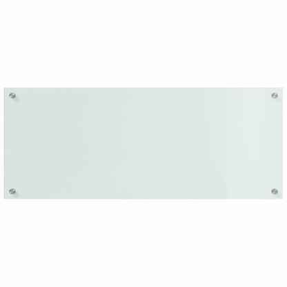 Rivestimento da Cucina 2 pcs Bianco 100 x 40 cm vetro temperato