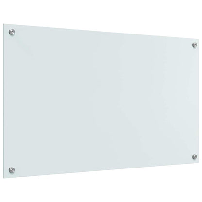 Rivestimento da Cucina 2 pcs Bianco 100 x 60 cm vetro temperato