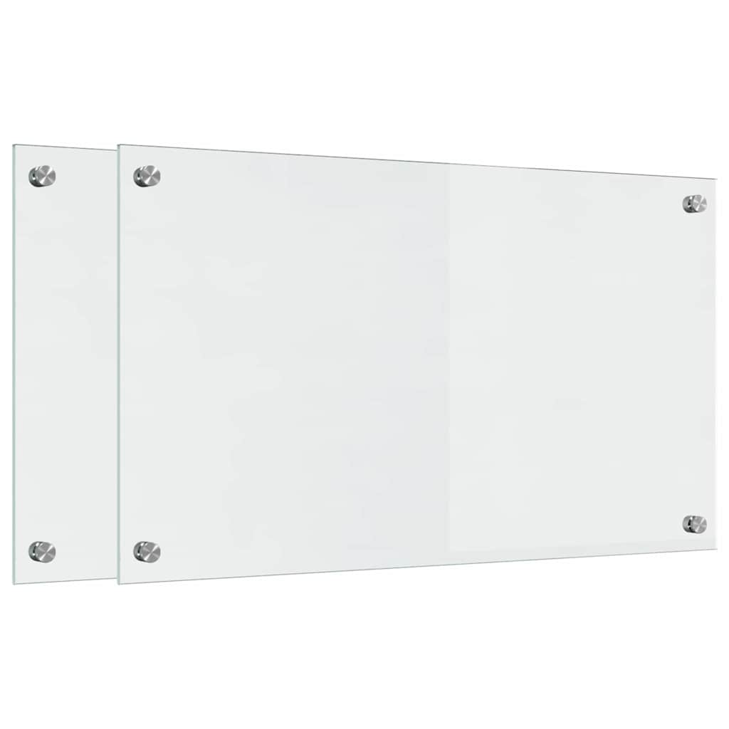 Rivestimento da Cucina 2 pcs Trasparente 70 x 40 cm