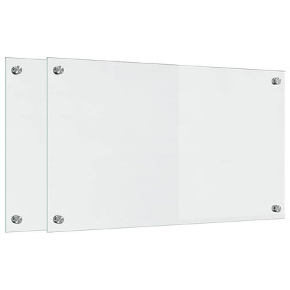 Rivestimento da Cucina 2 pcs Trasparente 70 x 40 cm