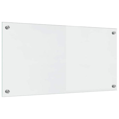 Schienale da cucina 2 pcs Trasparente 80 x 40 cm