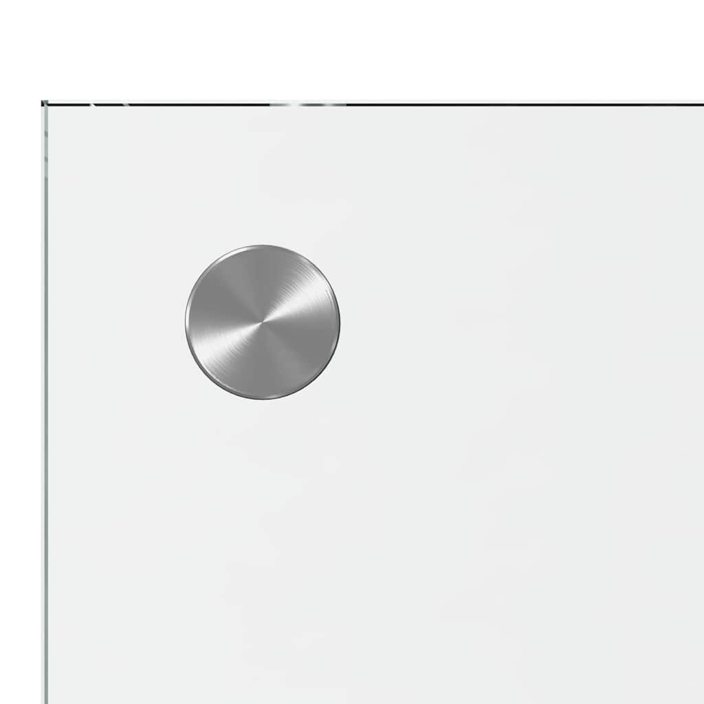 Schienale da cucina 2 pcs Trasparente 80 x 60 cm