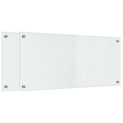 Rivestimento da Cucina 2 pcs Trasparente 90 x 40 cm