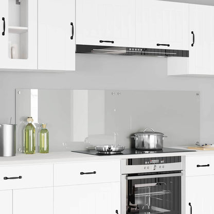 Schienale da cucina 2 pcs Trasparente 90 x 50 cm