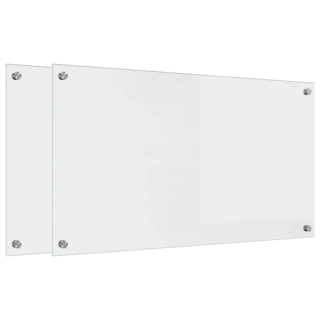 Rivestimento da Cucina 2 pcs Trasparente 90 x 50 cm