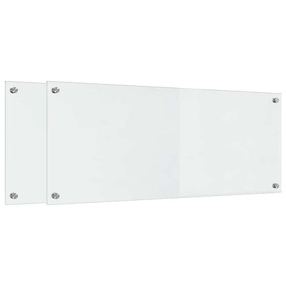 Rivestimento da Cucina 2 pcs Trasparente 100 x 40 cm