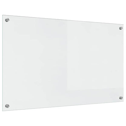 Schienale da cucina 2 pcs Trasparente 100 x 60 cm