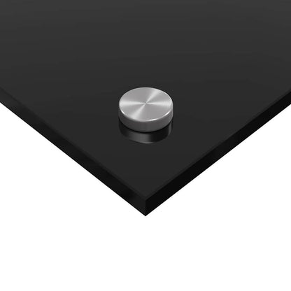 Rivestimento da Cucina 2 pcs Nero 70 x 40 cm vetro temperato