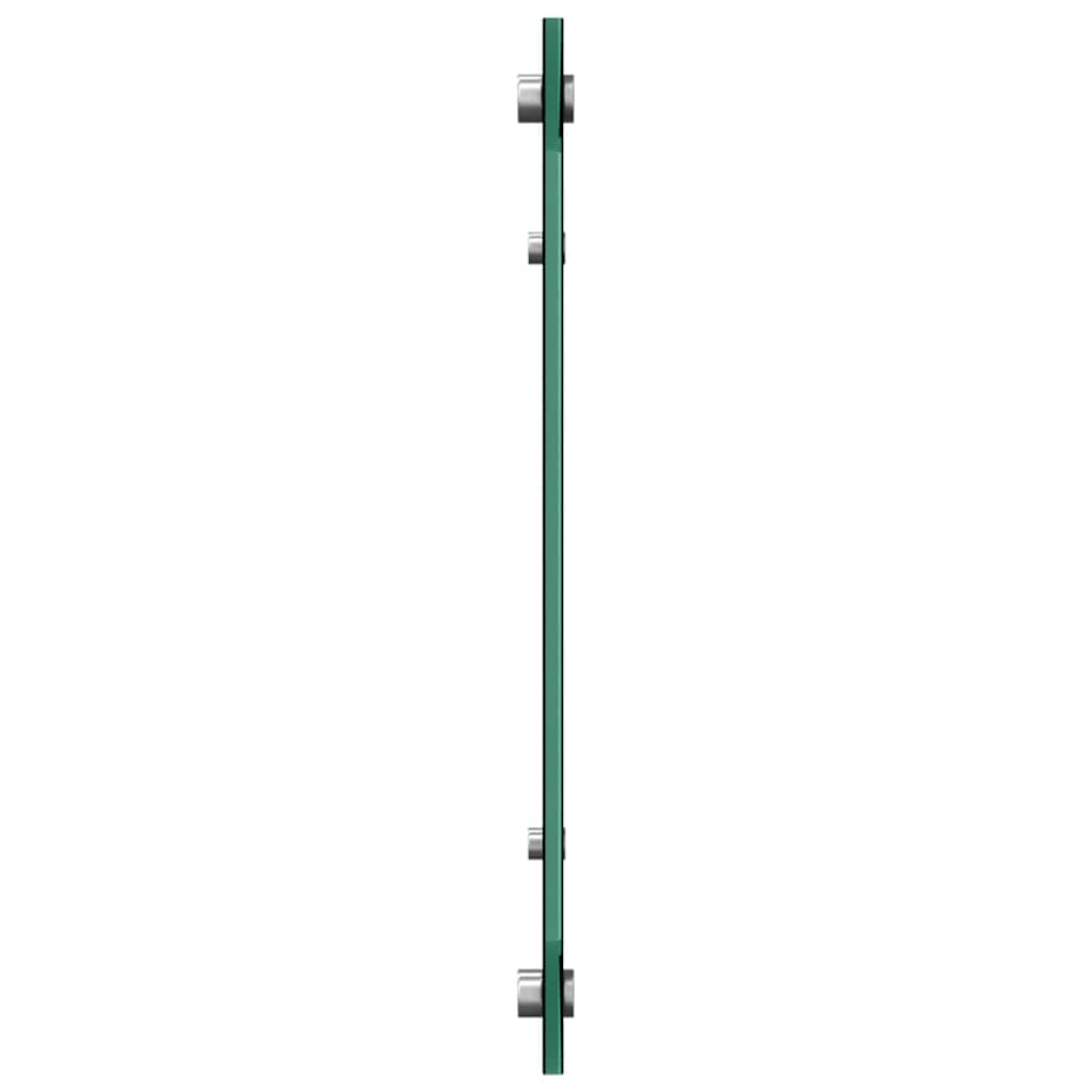 Rivestimento da Cucina 2 pcs Nero 100 x 40 cm vetro temperato