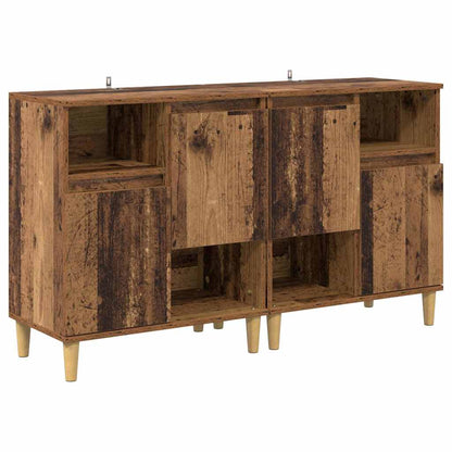 Sideboards 2 pcs Legno vecchio 60 x 35 x 70 cm