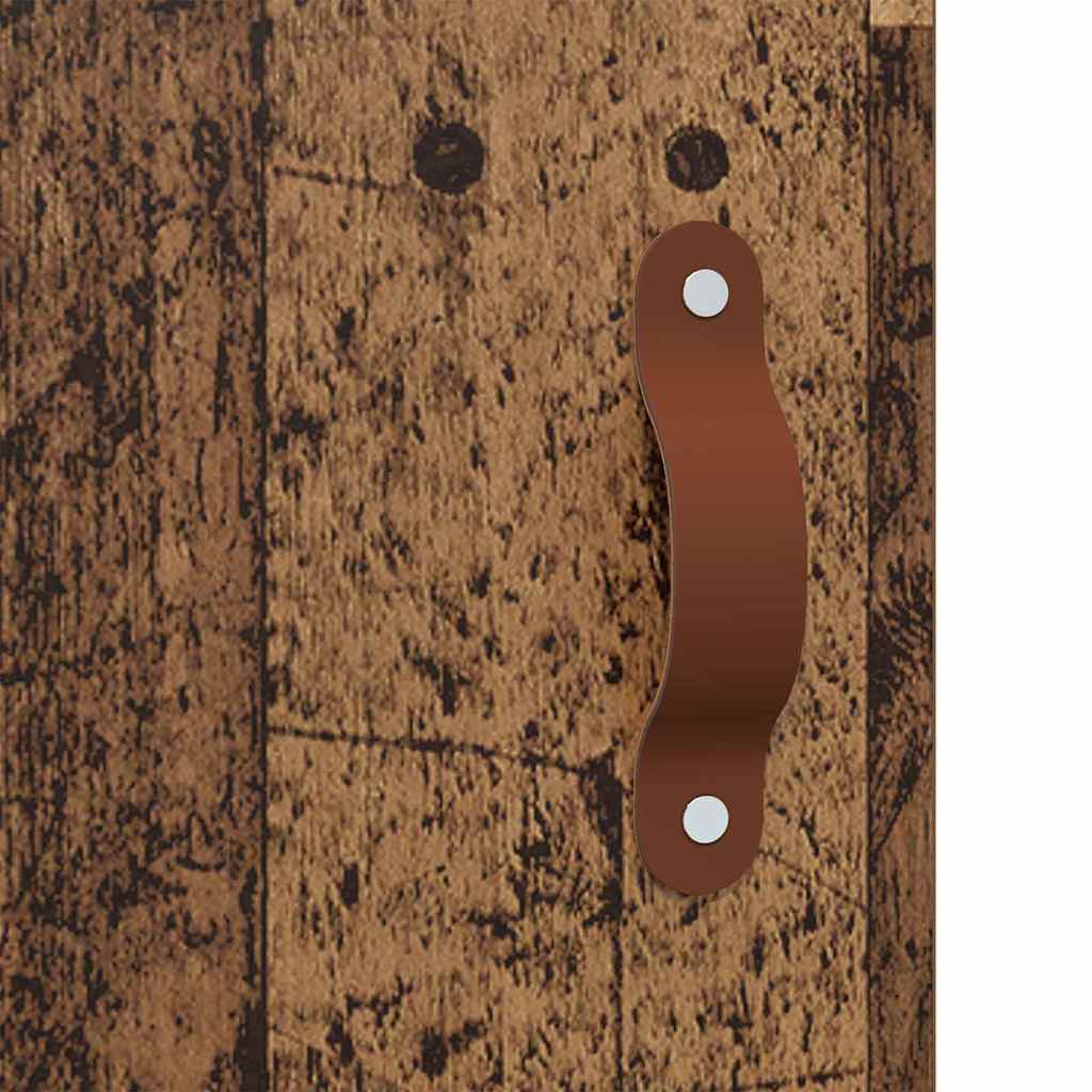 Mobile a muro 2 pcs Legno vecchio 69,5 x 34 x 90 cm