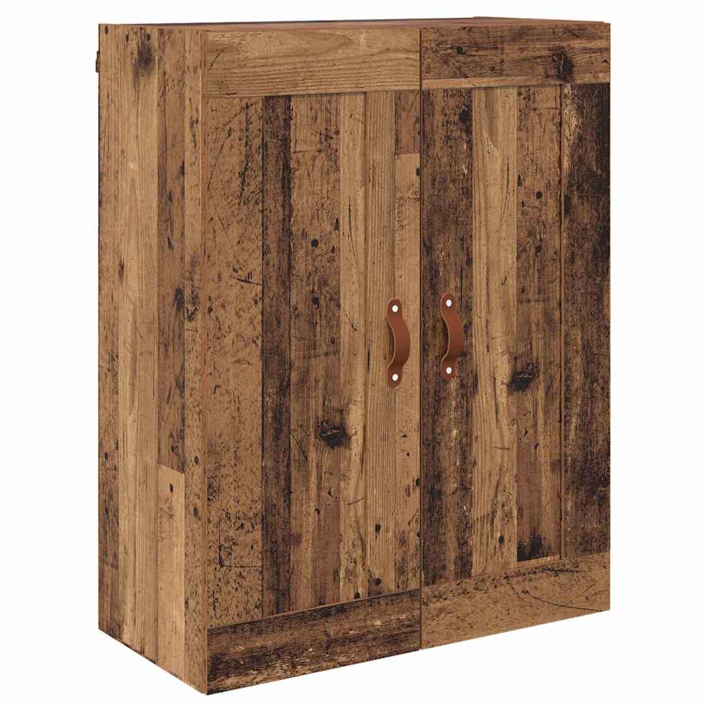Mobile a muro 2 pcs Legno vecchio 69,5 x 34 x 90 cm